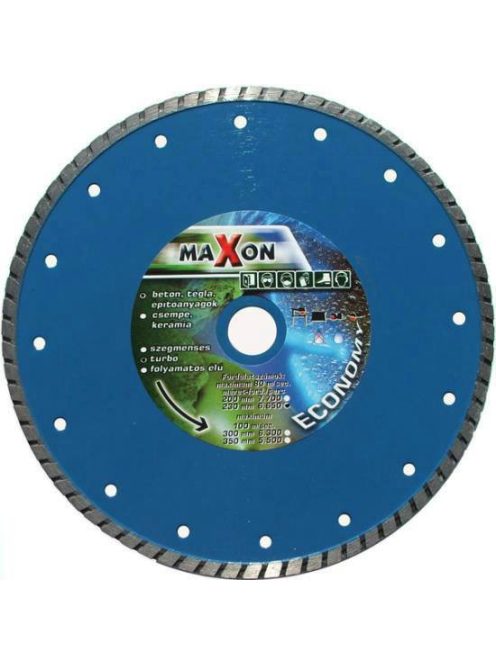 Gyémánttárcsa DIATECH Turbo MAXON CLASSIC 115x22,2x7