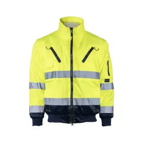   Munkavédelmi jóláthatósági télikabát PILOT 3in1 sárga/navy  XL