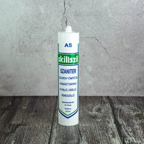 Szilikon szaniter fehér 310ml 25db/doboz