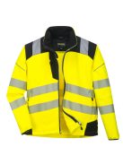 PORTWEST Munkavédelmi Vision Hi-Vis Softshell kabát sárga L