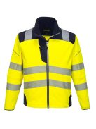 PORTWEST Munkavédelmi Vision Hi-Vis Softshell kabát sárga L