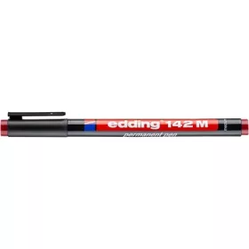   EDDING alkoholos filc OHP, 1 mm, "142 M" piros (10db/doboz)