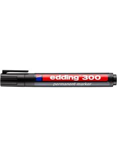   EDDING alkoholos filc 1,5-3 mm, kúpos, "300" fekete (10db/doboz)