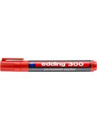 EDDING alkoholos filc 1,5-3 mm, kúpos, "300" piros (10db/doboz)