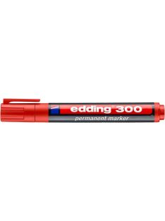   EDDING alkoholos filc 1,5-3 mm, kúpos, "300" piros (10db/doboz)