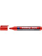 EDDING alkoholos filc 1,5-3 mm, kúpos, "300" piros (10db/doboz)