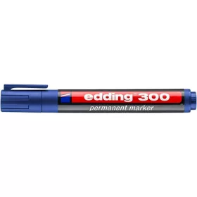   EDDING alkoholos filc 1,5-3 mm, kúpos, "300" kék (10db/doboz)