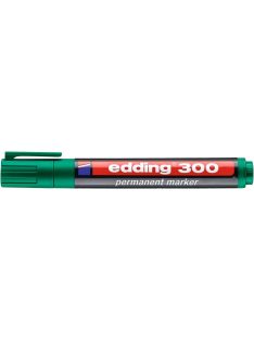   EDDING alkoholos filc 1,5-3 mm, kúpos, "300" zöld (10db/doboz)