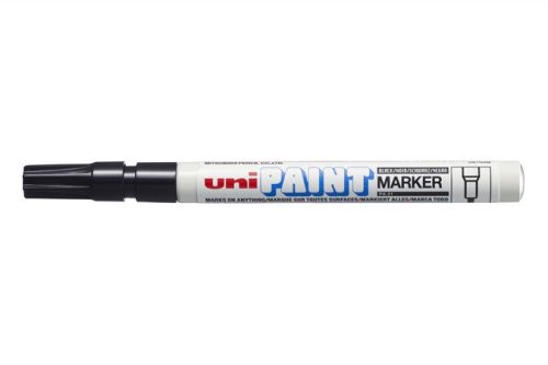 UNI lakkfilc vékony 0,8-1,2 mm, "PX-21", fekete