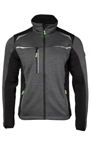 Munkavédelmi pulóver Yukon fekete softshell    S